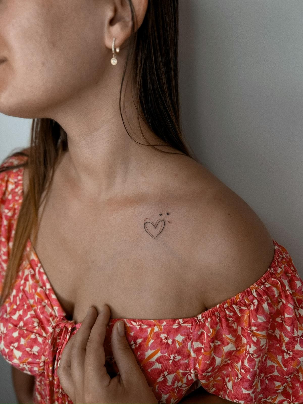 Татуировка тонкая линия · работа 17 · Александра, Kraska Tattoo, Ришон-ле-Цион