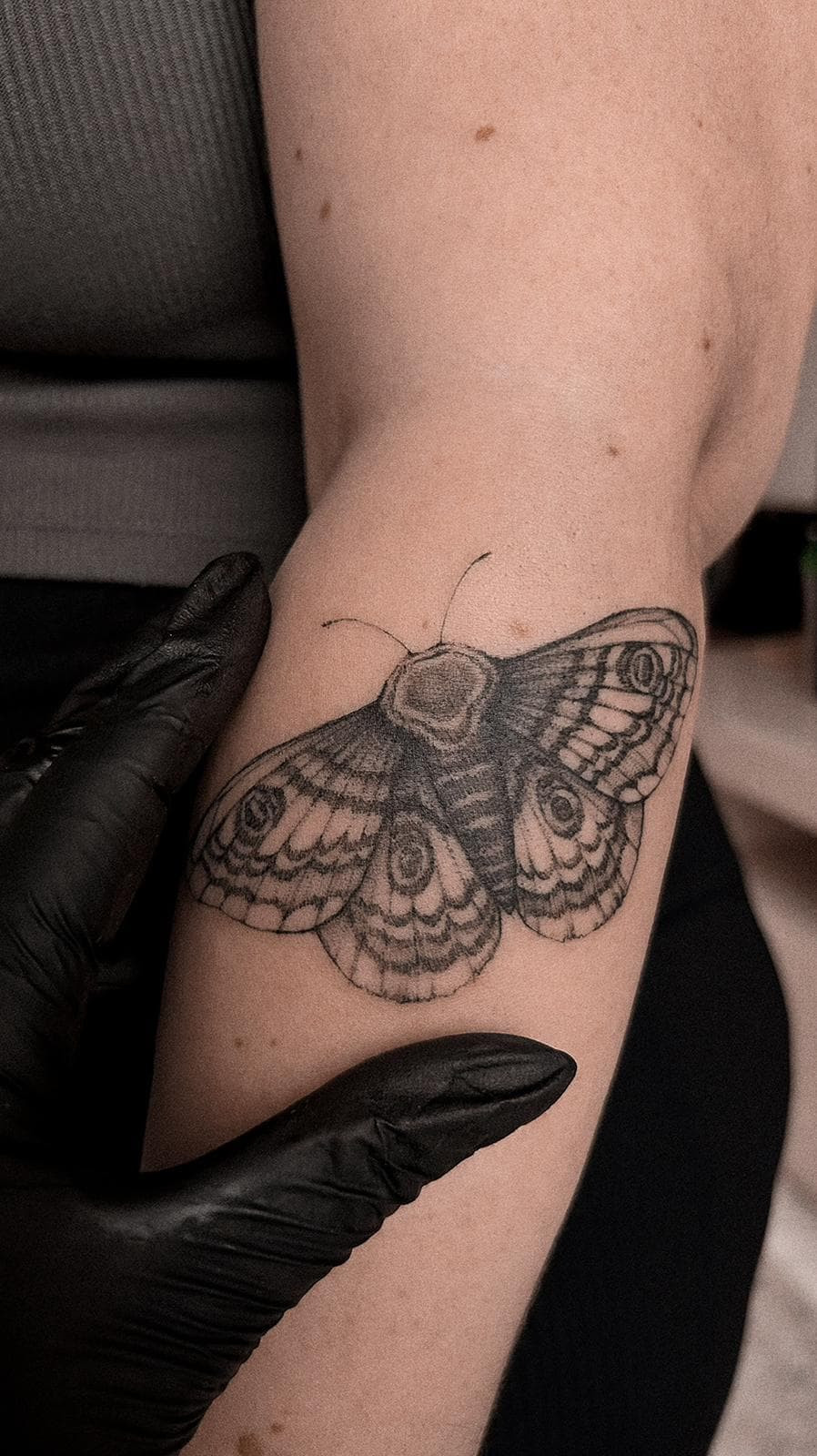 Татуировка тонкая линия · работа 25 · Александра, Kraska Tattoo, Ришон-ле-Цион