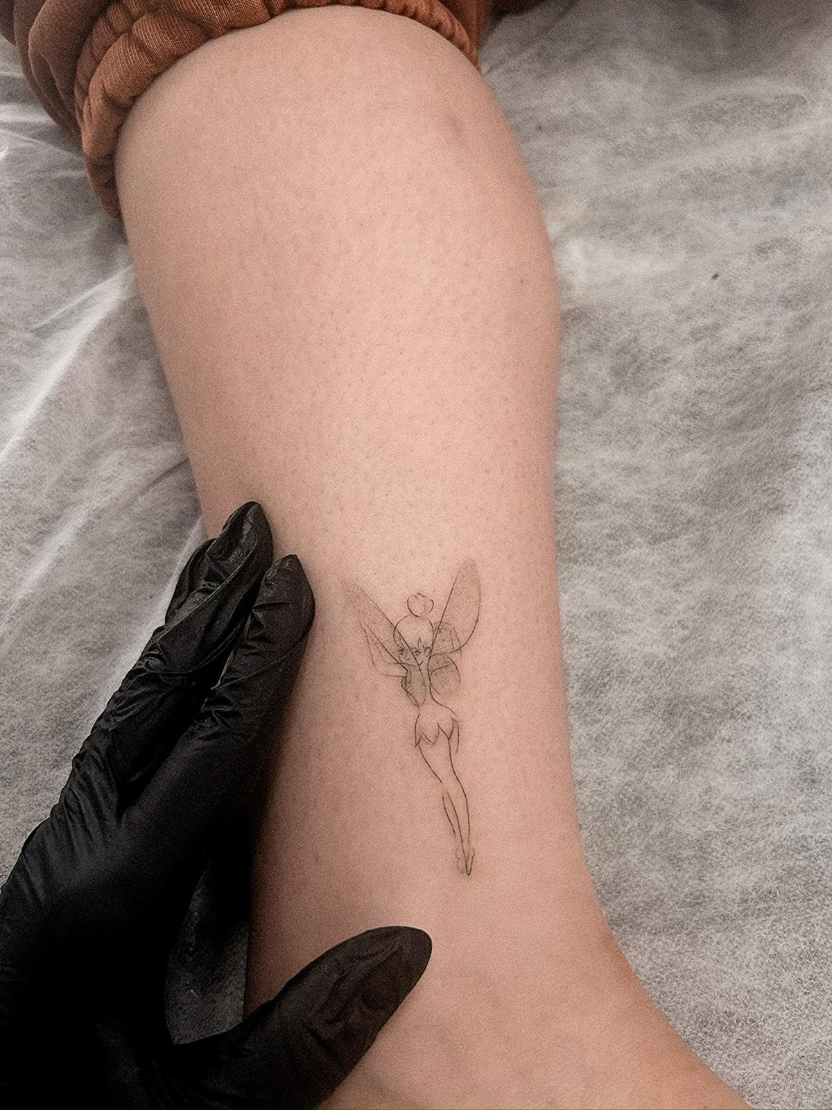 Татуировка тонкая линия · работа 26 · Александра, Kraska Tattoo, Ришон-ле-Цион