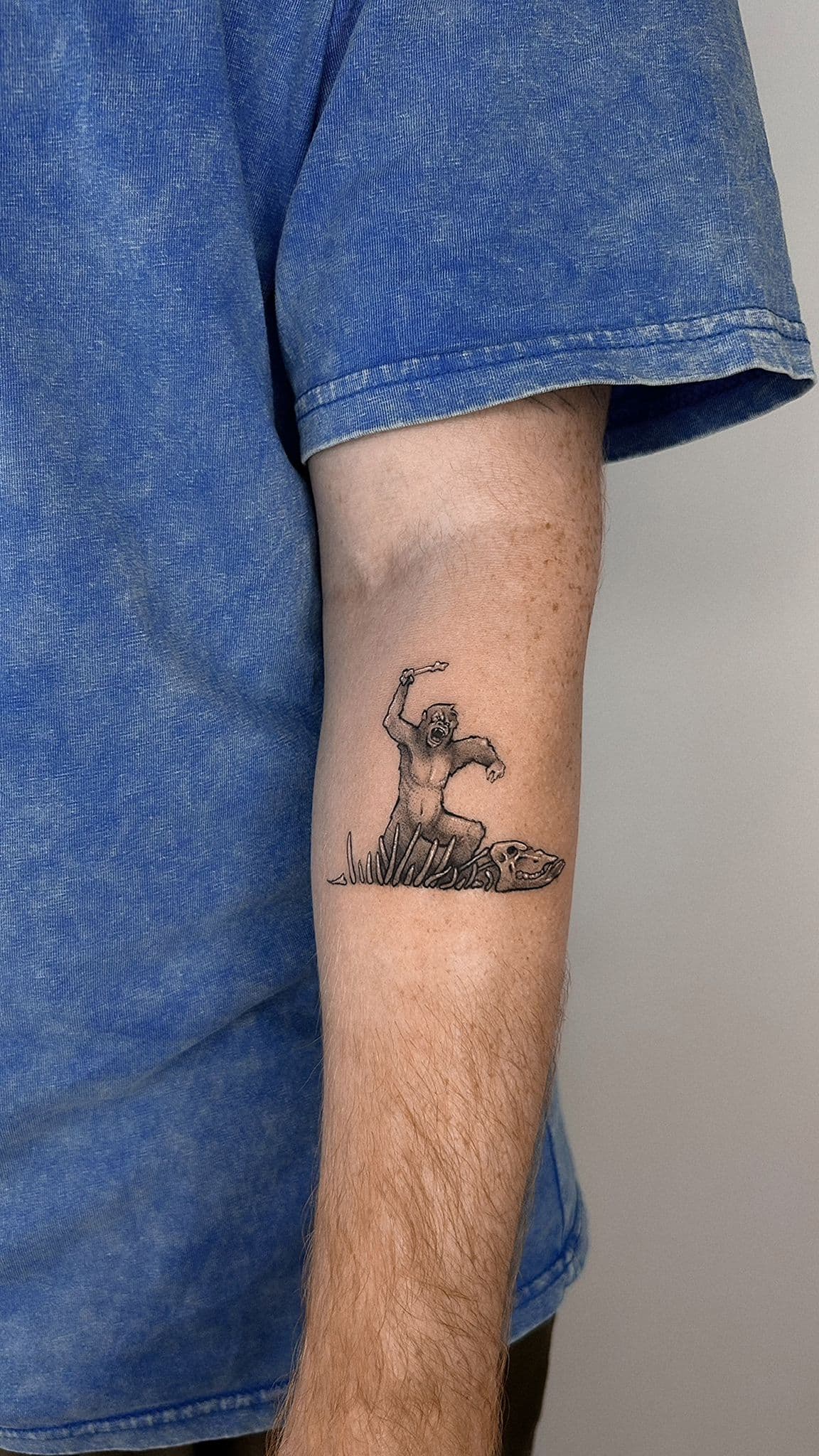 Татуировка тонкая линия · работа 31 · Александра, Kraska Tattoo, Ришон-ле-Цион