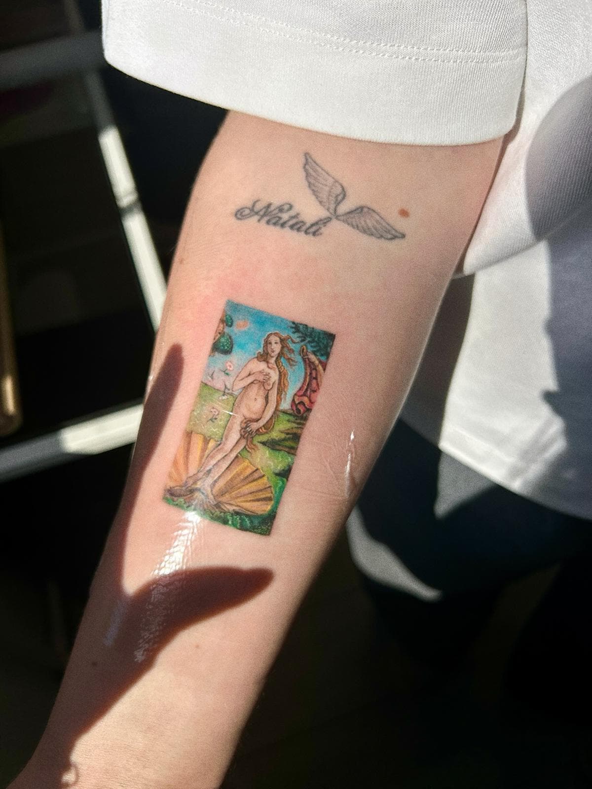Татуировка тонкая линия · работа 33 · Александра, Kraska Tattoo, Ришон-ле-Цион