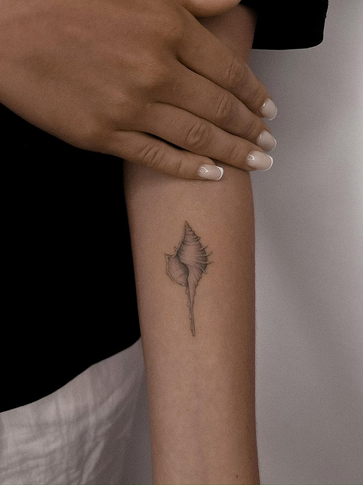 Татуировка тонкая линия · работа 36 · Александра, Kraska Tattoo, Ришон-ле-Цион