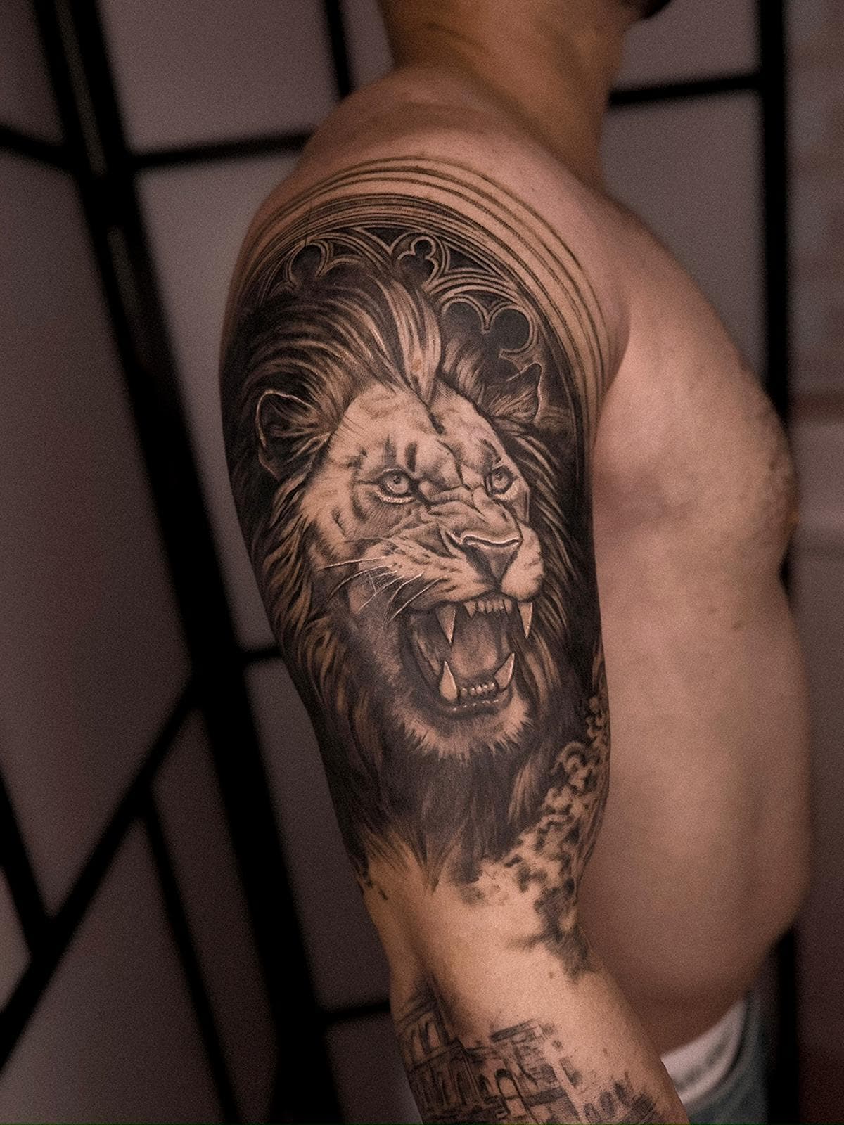 Татуировка тонкая линия · работа 38 · Александра, Kraska Tattoo, Ришон-ле-Цион